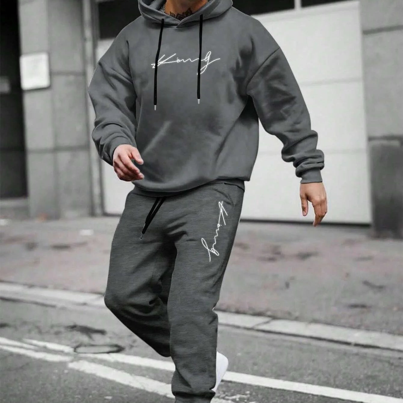 Warm Hooded Two Piece Set