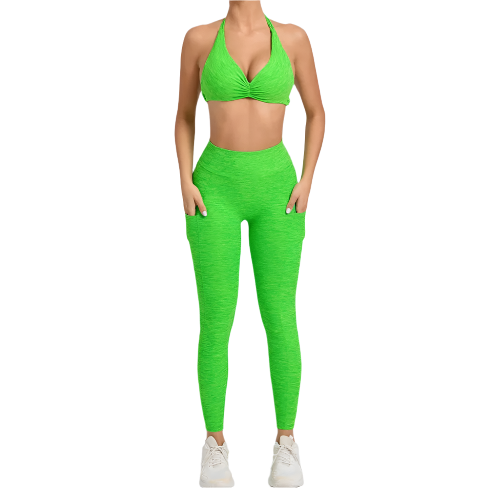 Adjustable Bra V-Back Set