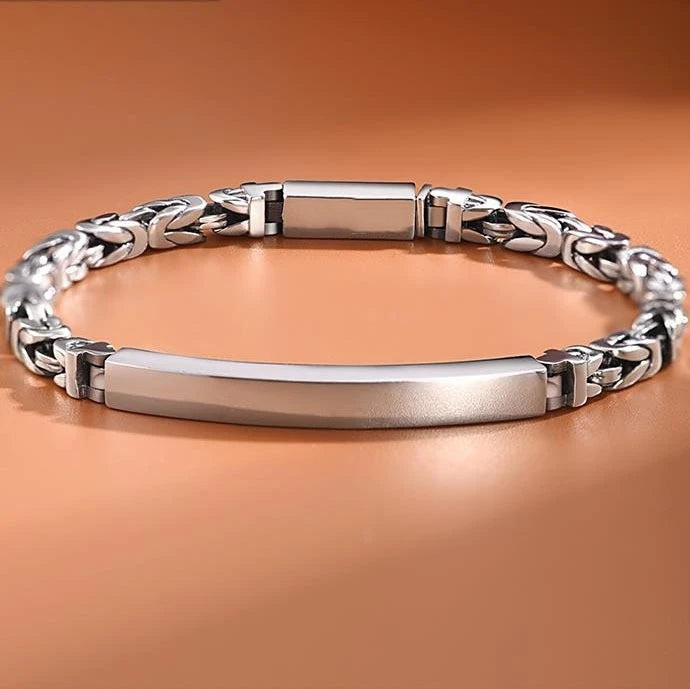 S925 Sterling Men's Lucky Bracelet