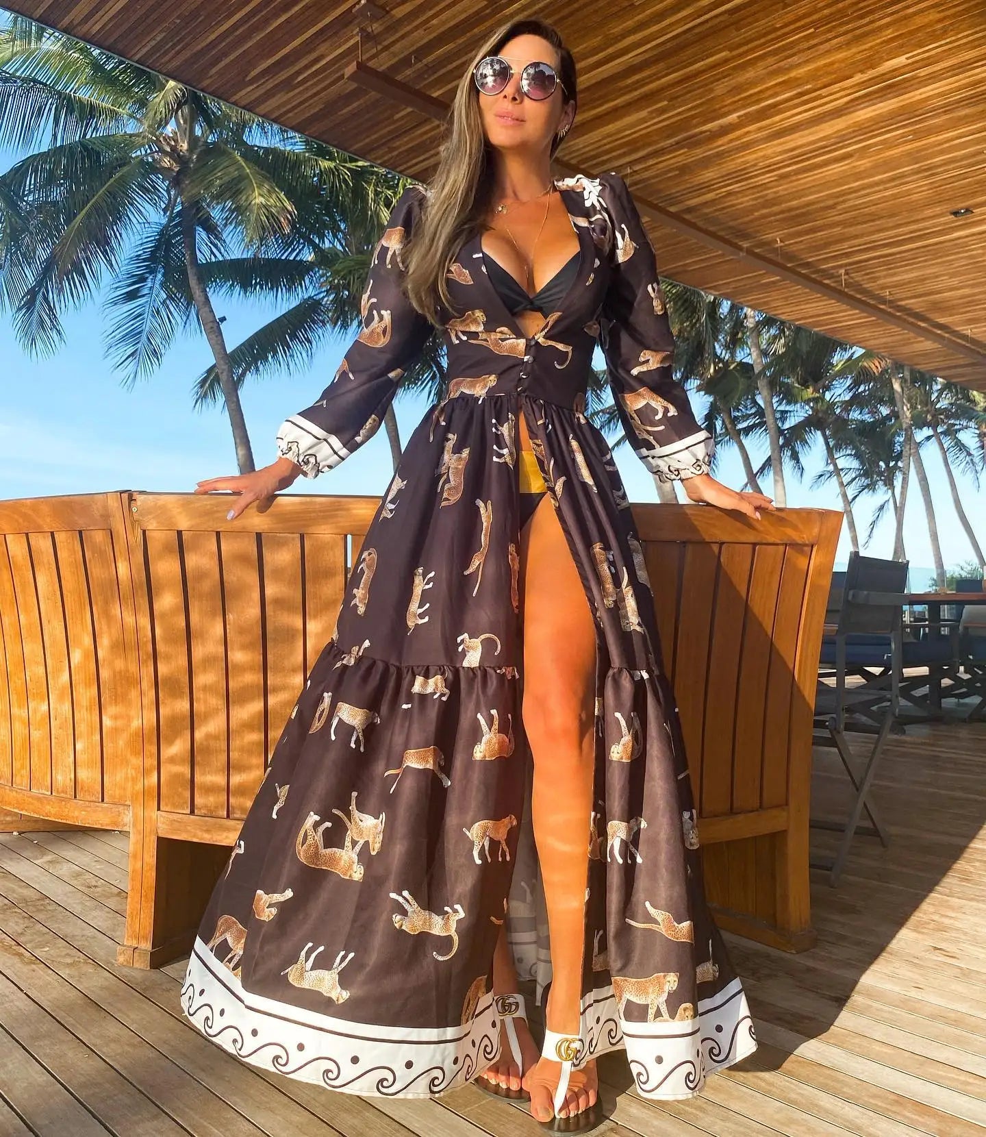 Bohemian Beach Sleeve Dress