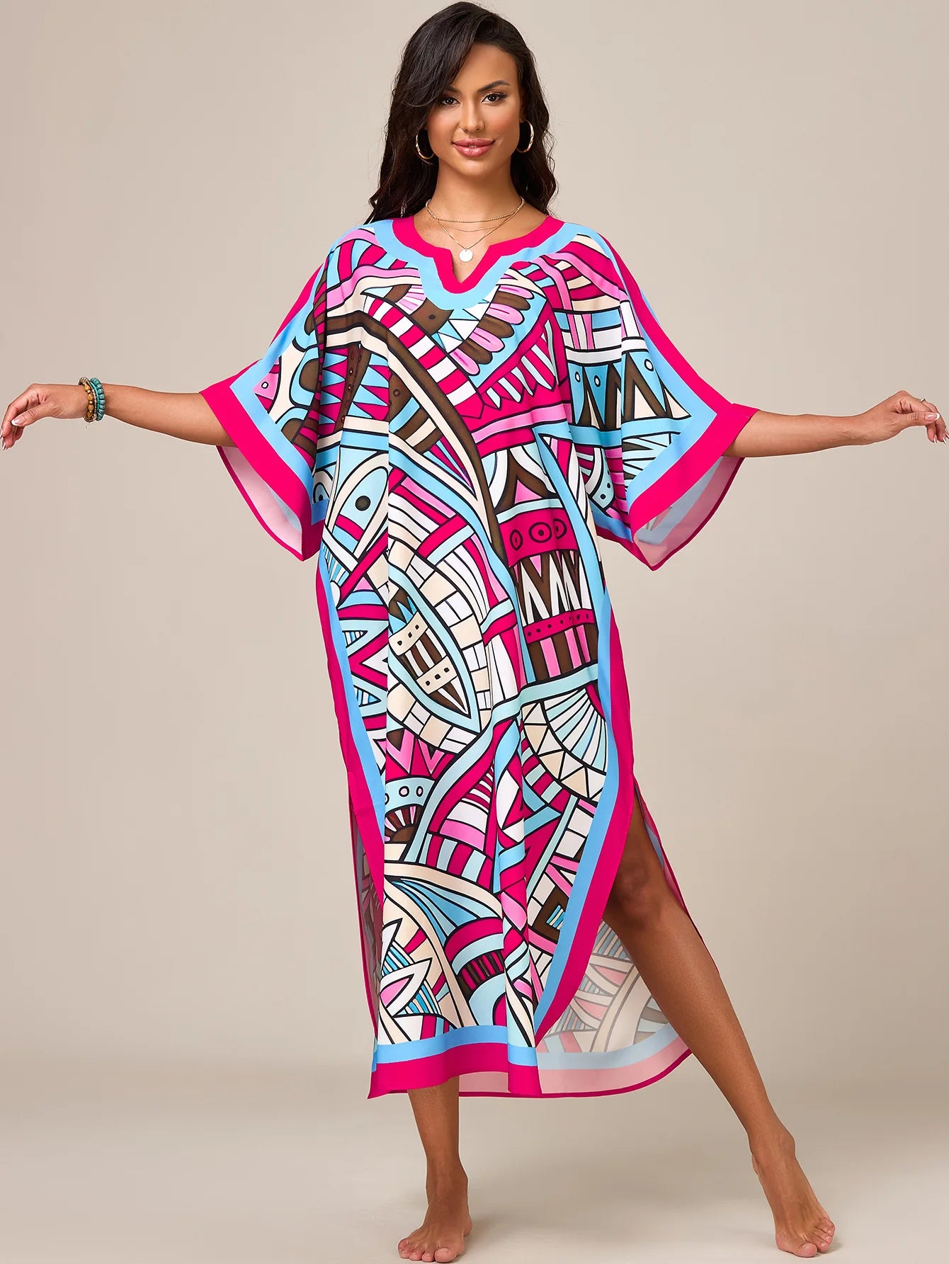 Dashiki Maxi Coverup
