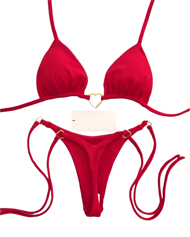Halter Triangle Thong Bikini