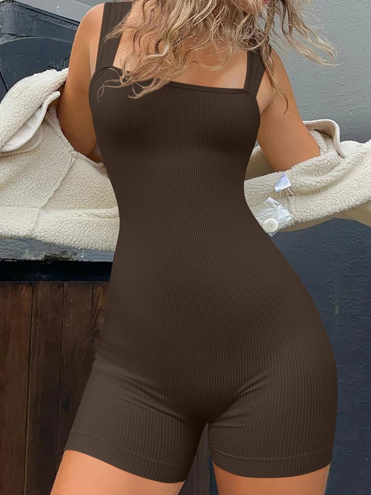 Backless Quick-Dry Romper