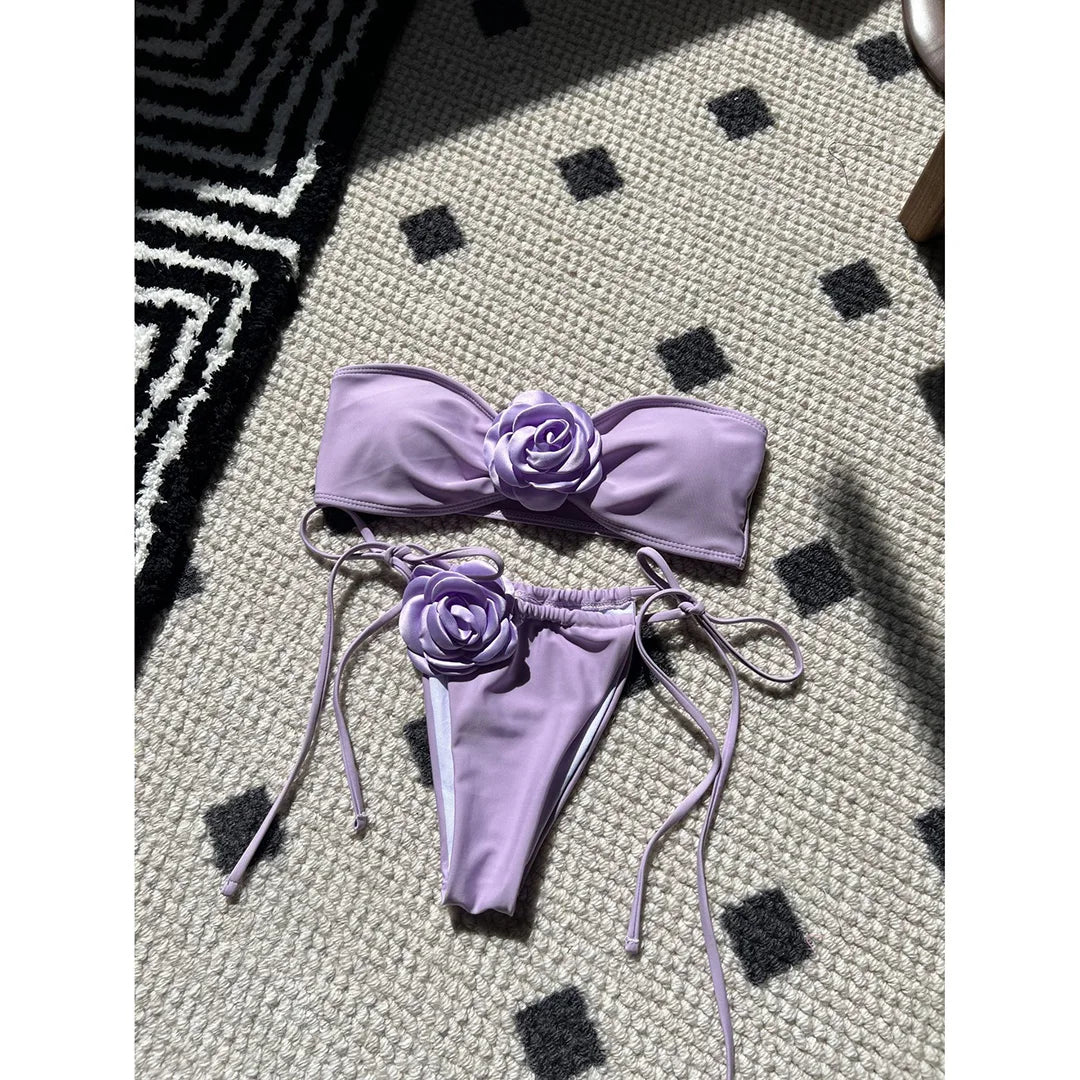 3D Floral Bikini