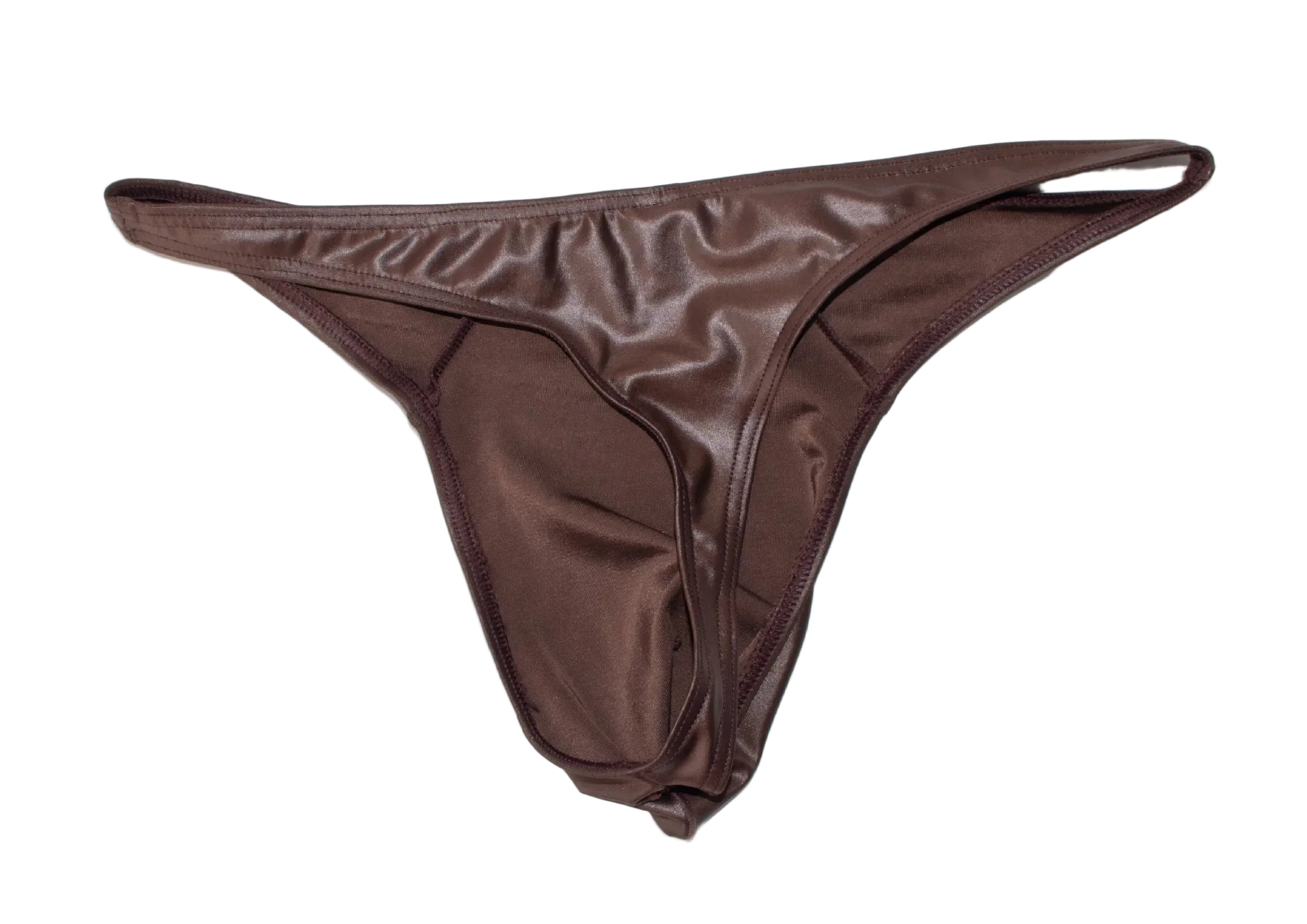 Men's Sexy Patent Leather T-Back Thong Underwear