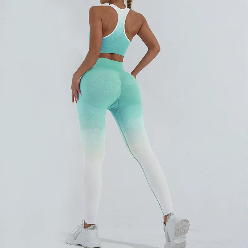 Gradient Long Leggings Set