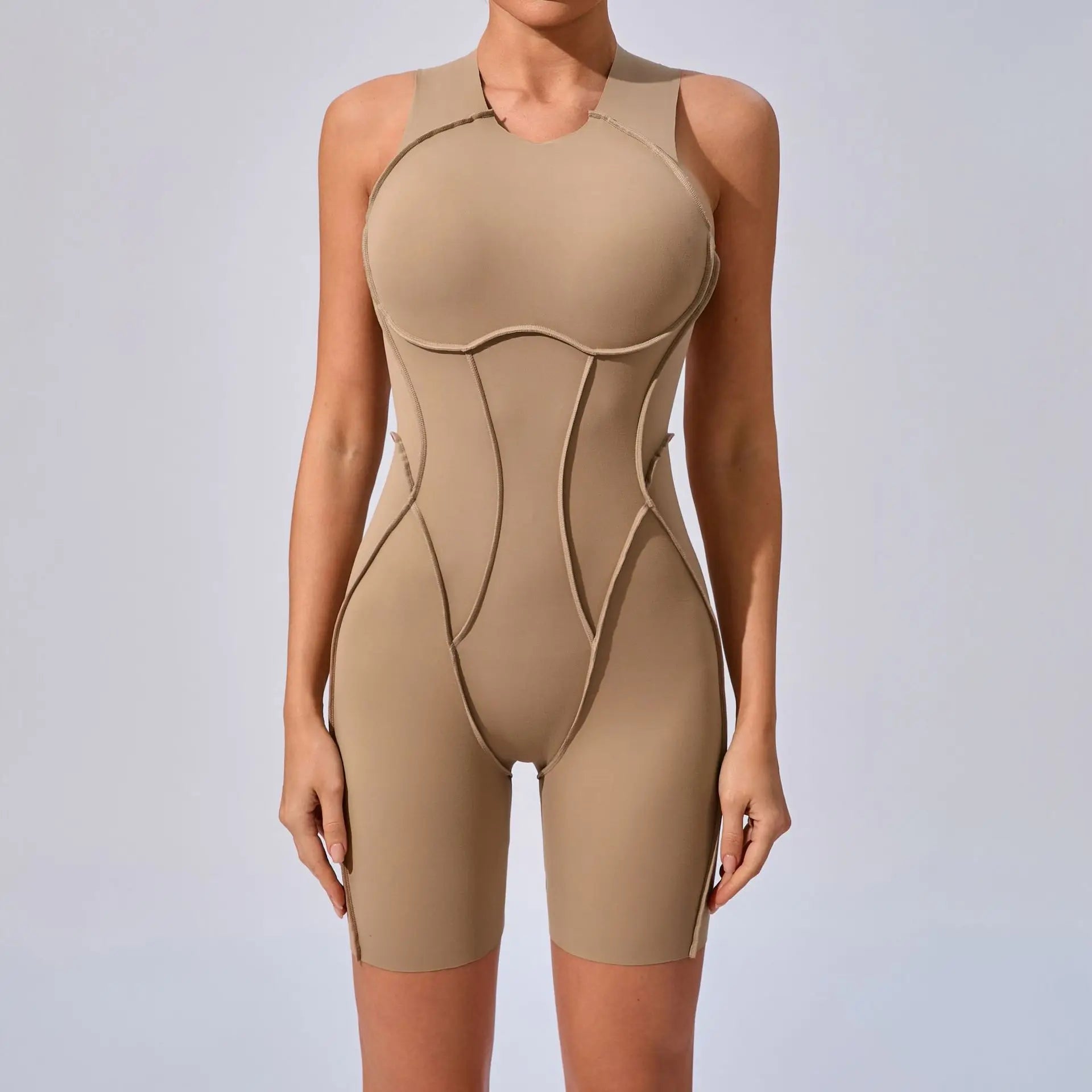 Sleeveless Fitness Bodysuit
