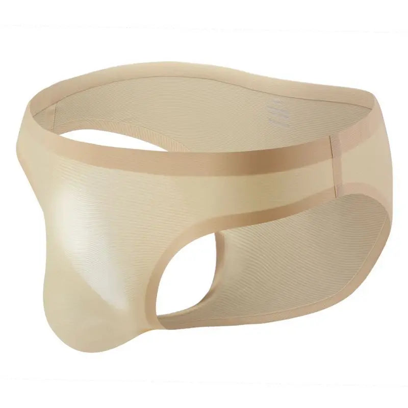Ice Silk Traceless Low-Waist Briefs