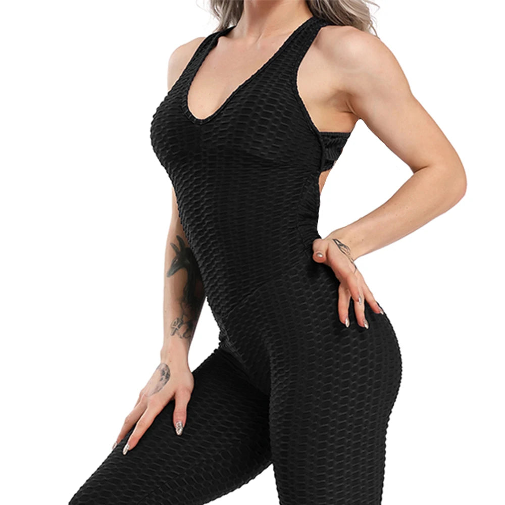 Halter Bandage Bodycon Jumpsuit