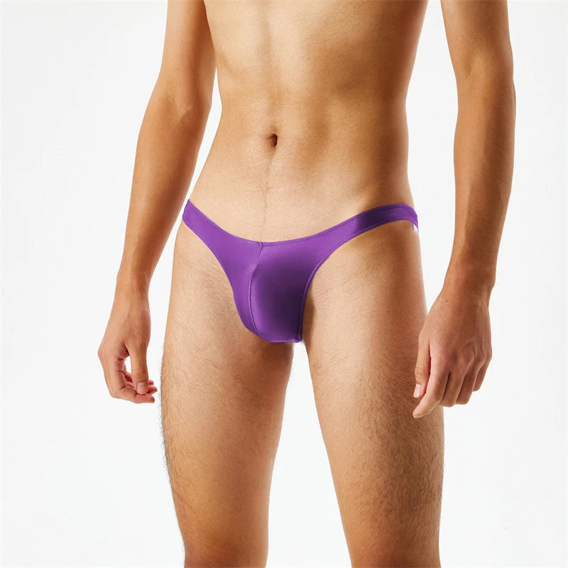 Glossy Satin String Bikini