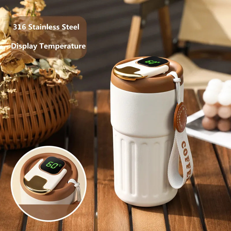 LED Temperature Vacuum Mug