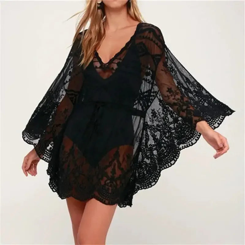 Lace Pareo Beach Tunic
