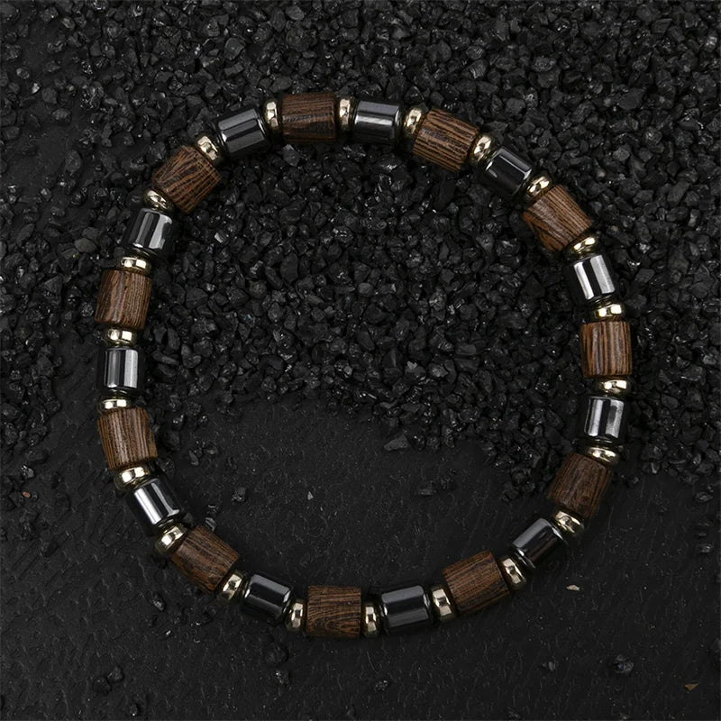 Handmade Black Hematite Bracelet