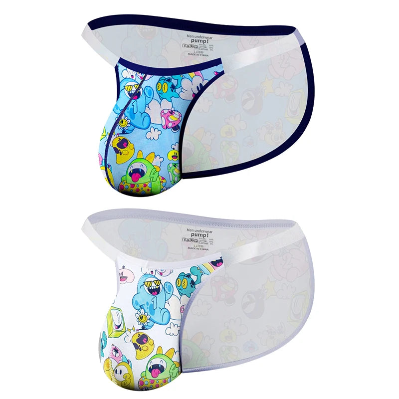 Playful Cartoon Bikini Briefs