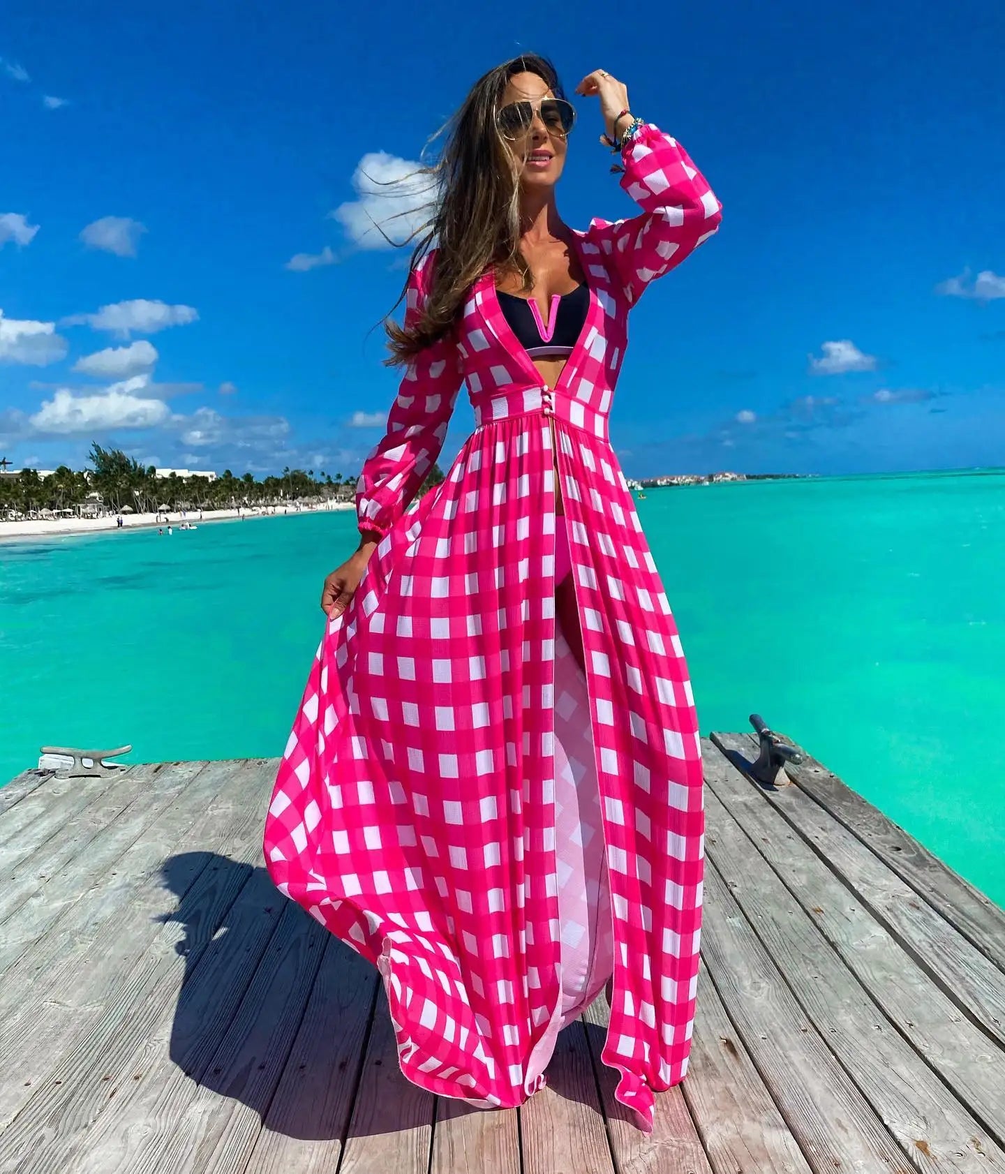 Bohemian Beach Sleeve Dress