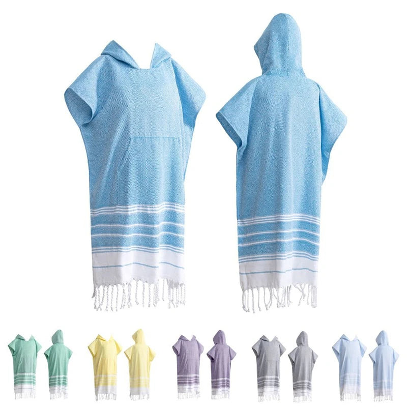 Quick-Dry Cotton Poncho