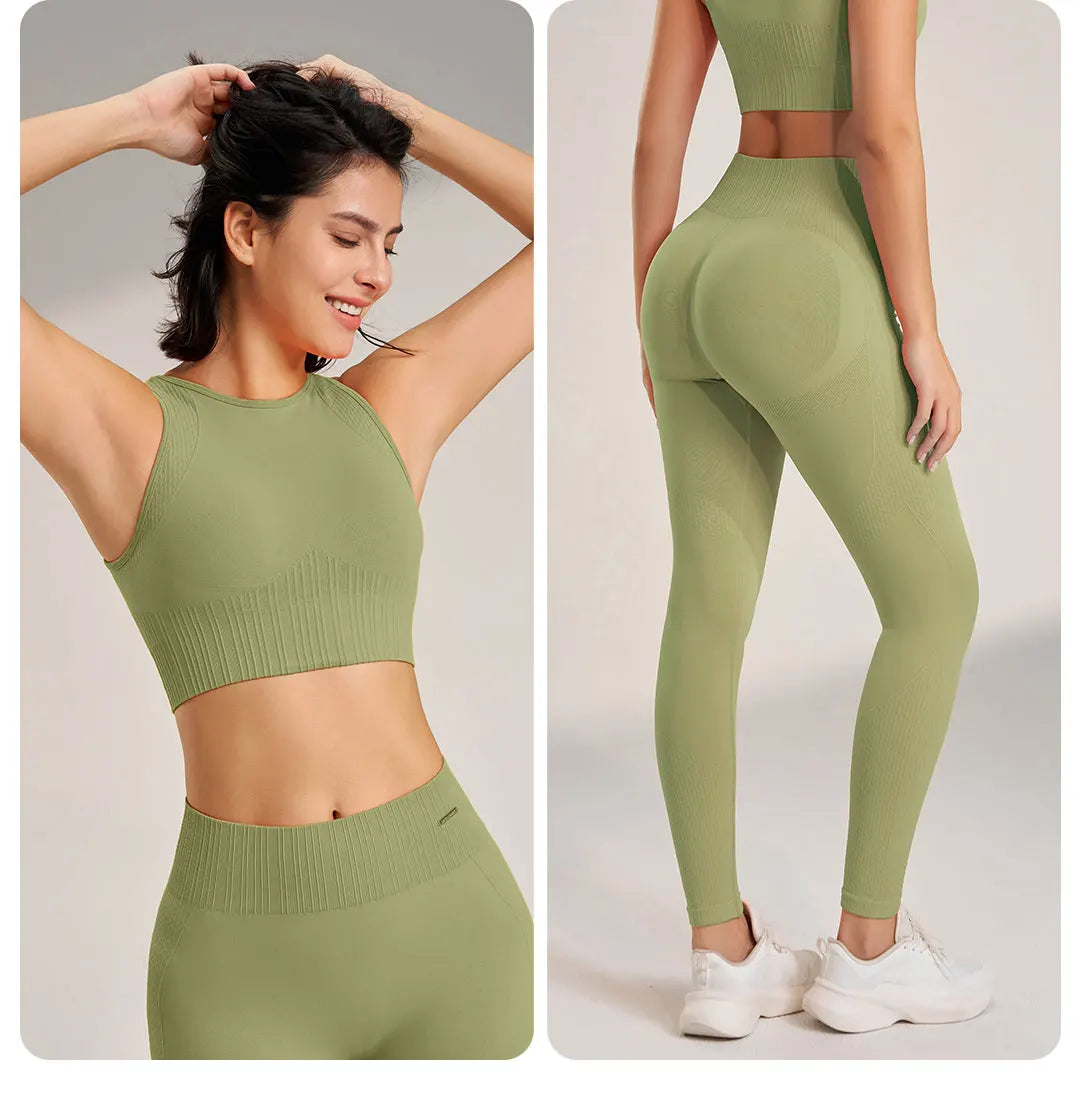 Seamless High Waist Yoga Set
