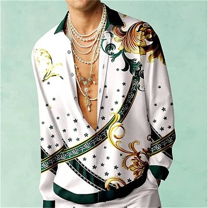 Men's 3D Printed Summer Shirt