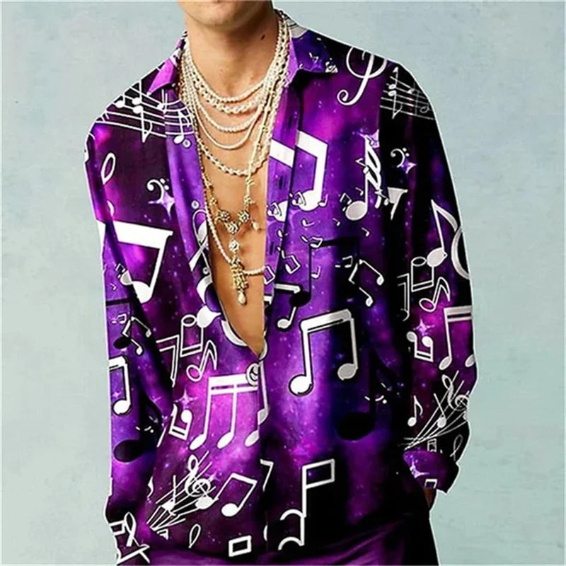 Men's 3D Printed Summer Shirt