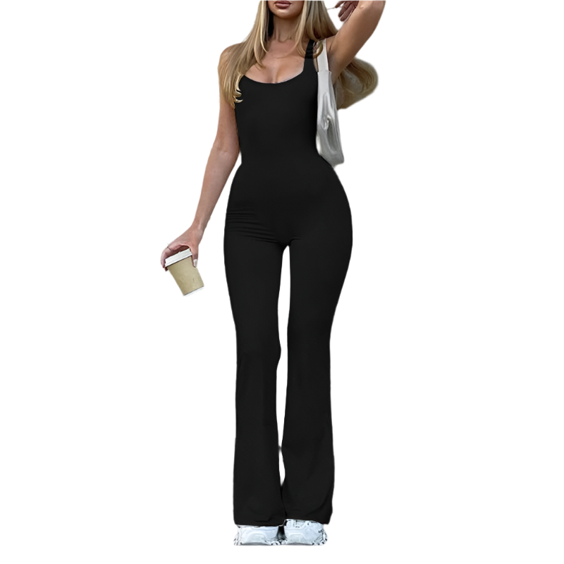 Hollow Out Bodycon Jumpsuit