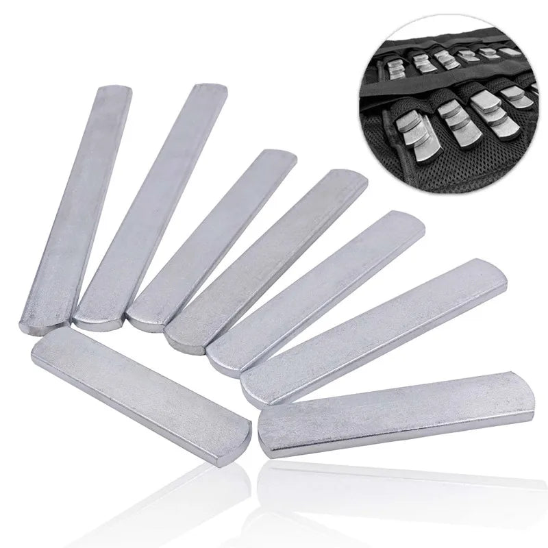 Steel plates weigh 0.2kg each