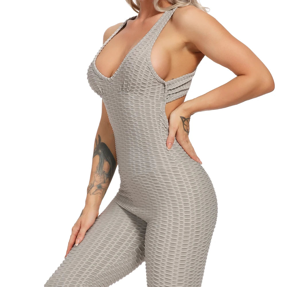 Halter Bandage Bodycon Jumpsuit