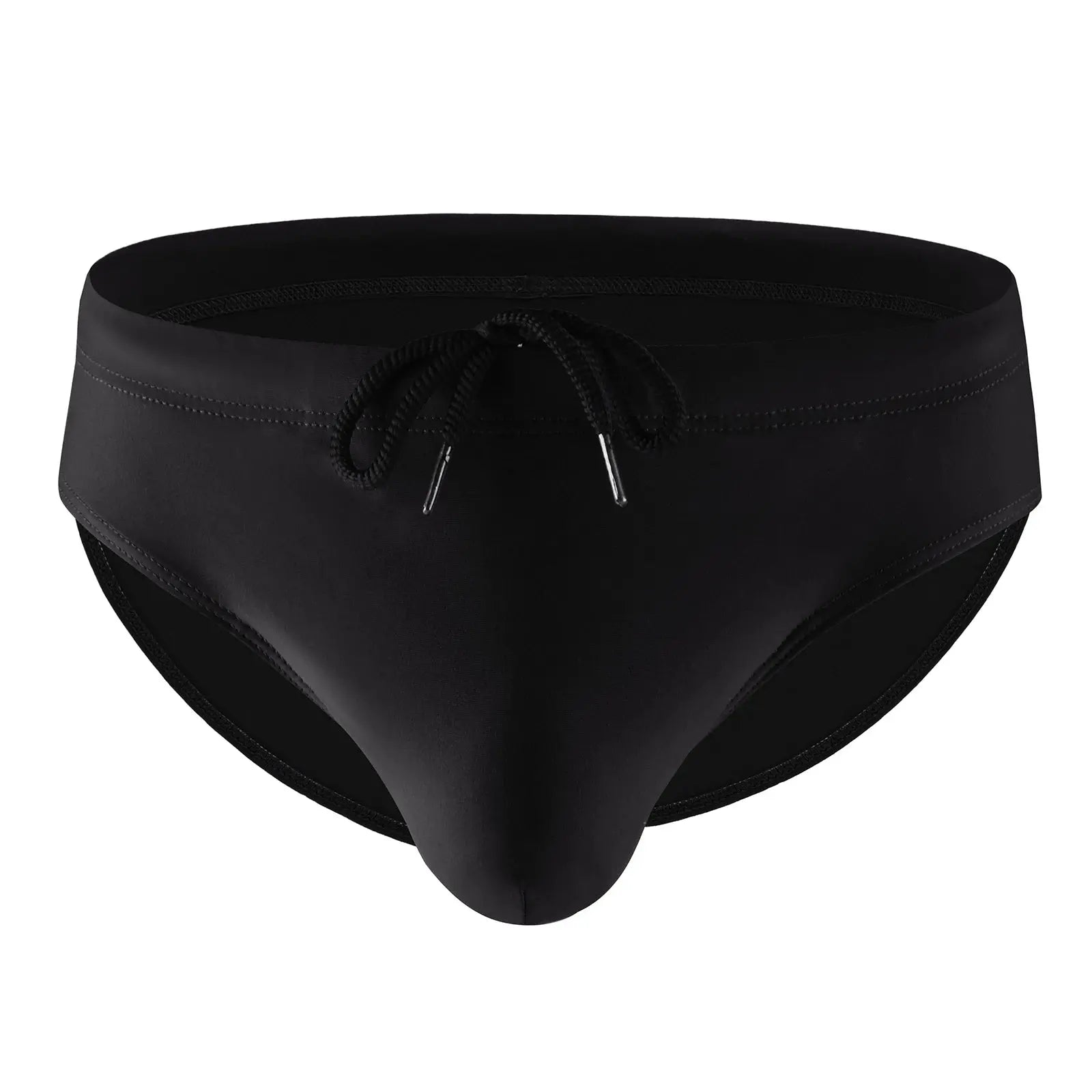 Drawstring Bulge Pouch Swimwear