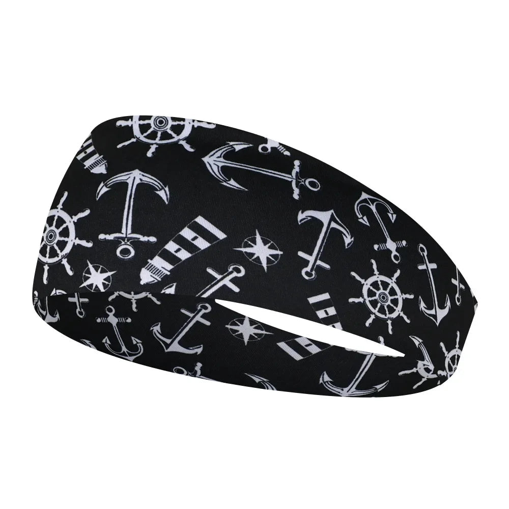 Printed Stretch Sports Headband