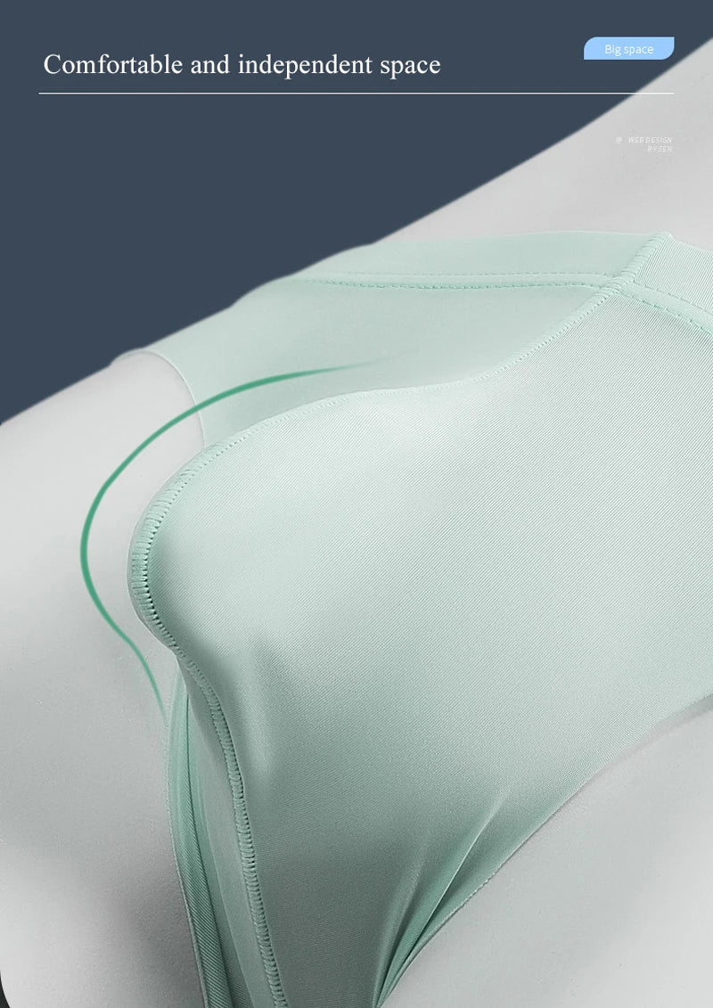 Ice Silk Breathable U-Pouch Briefs
