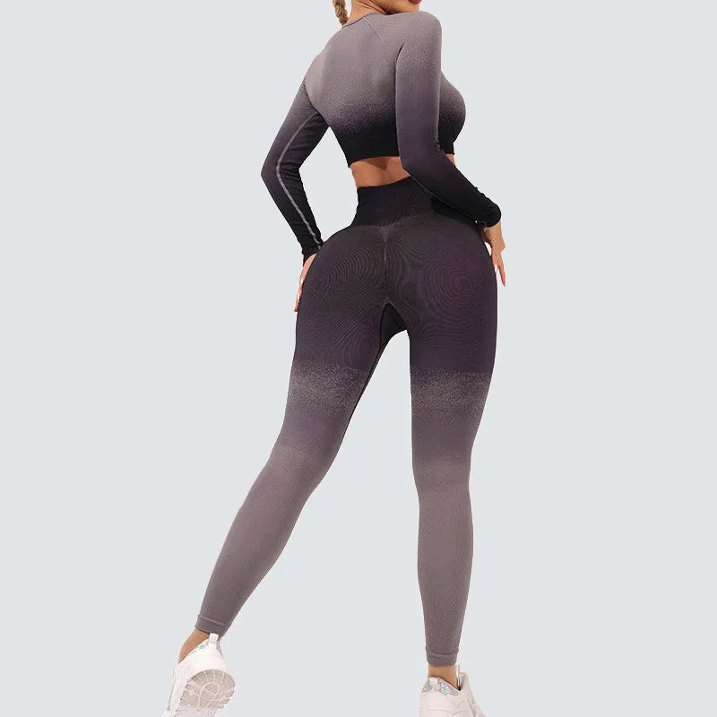 Gradient Long Leggings Set