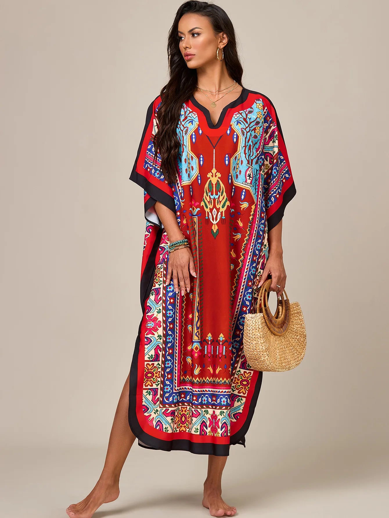 Dashiki Maxi Coverup