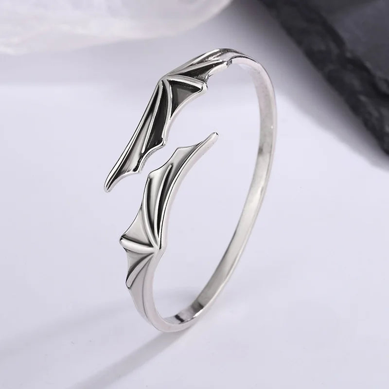 925 Sterling Feather Flower Bracelet
