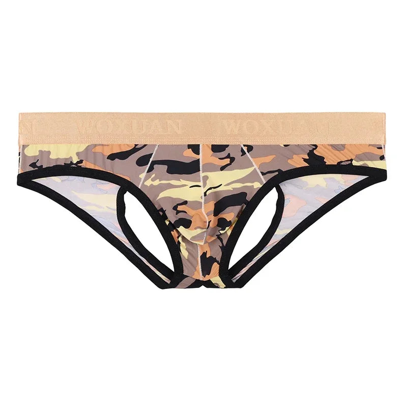 Camouflage U-Pouch Low-Rise Jockstrap