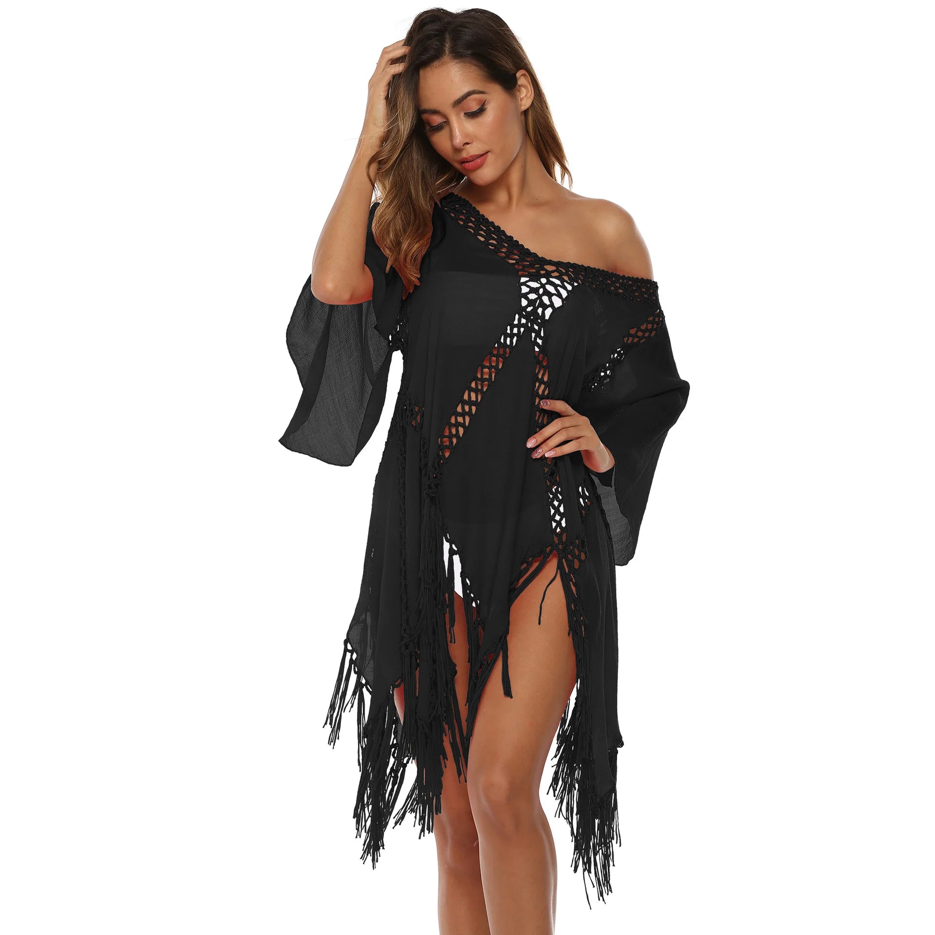 Backless Tassel Beach Dress
