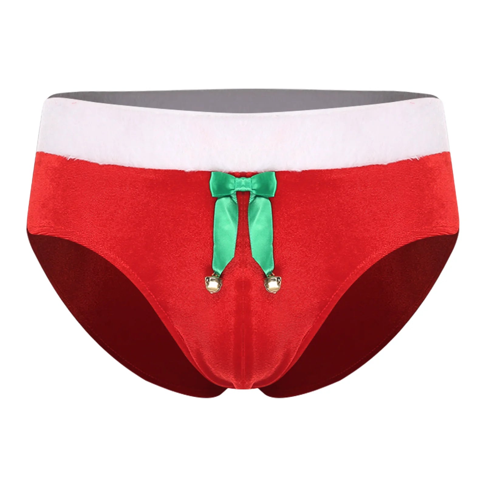 Festive Santa Velvet Pouch Briefs