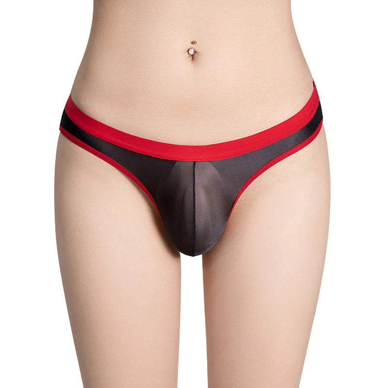 Seamless Ice-Silk Sheer Briefs