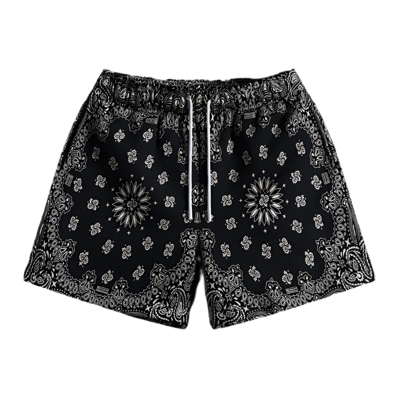 Cashew Graphics Print Beach Shorts