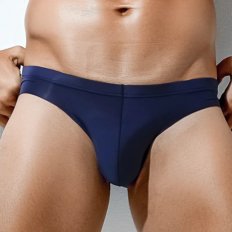 Ice Silk Breathable U-Pouch Briefs