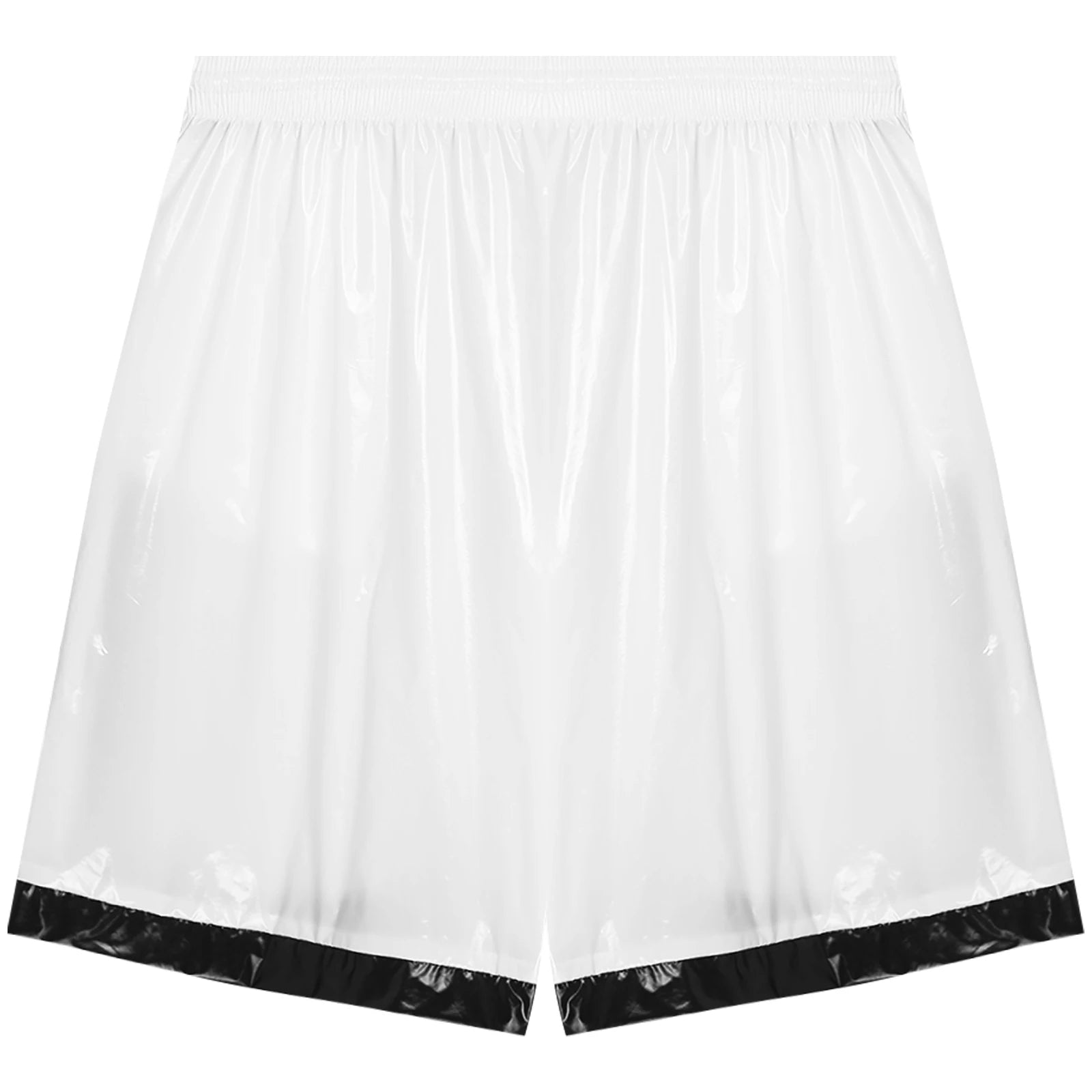 Men's Quick-Dry Glossy Striped Trunks