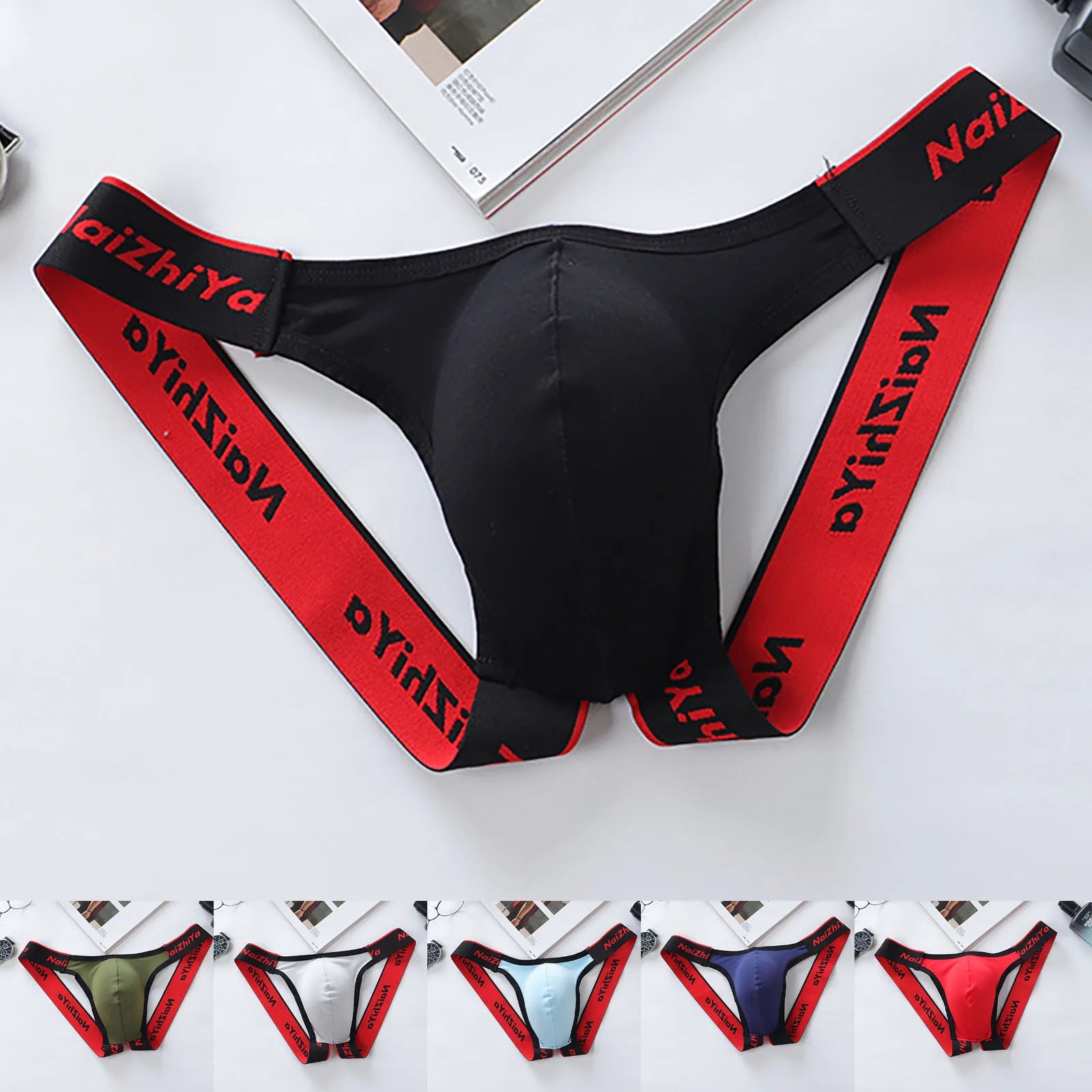 Sexy Breathable Men's Thong Panties