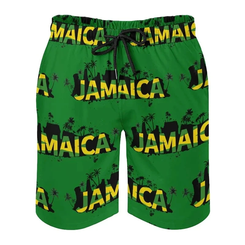 3D Jamaican Flag Trunks