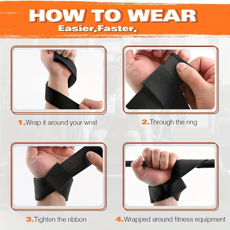 Weightlifting Wrist Support Straps