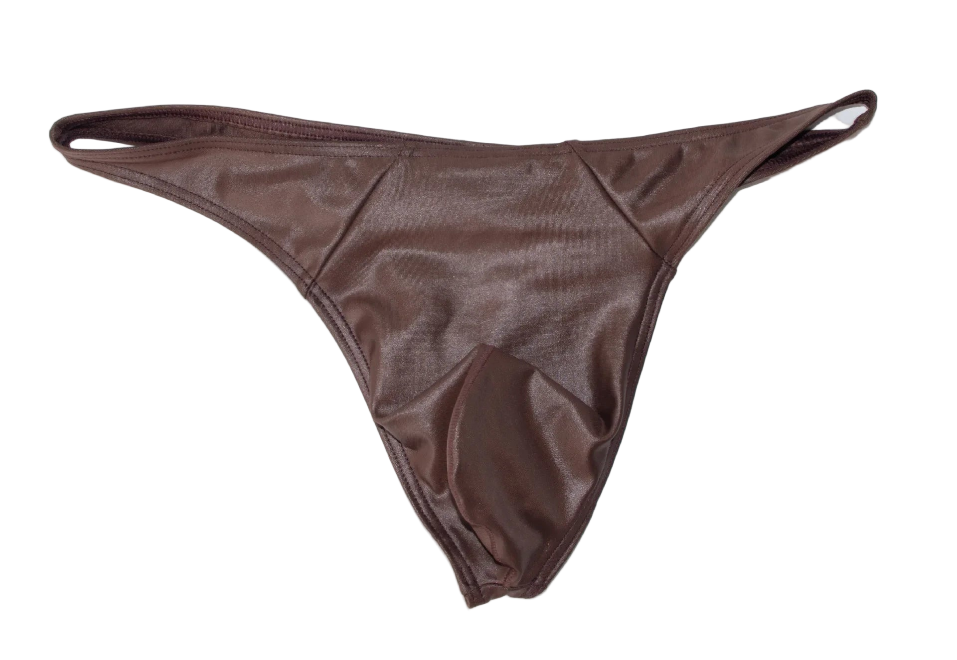 Men's Sexy Patent Leather T-Back Thong Underwear