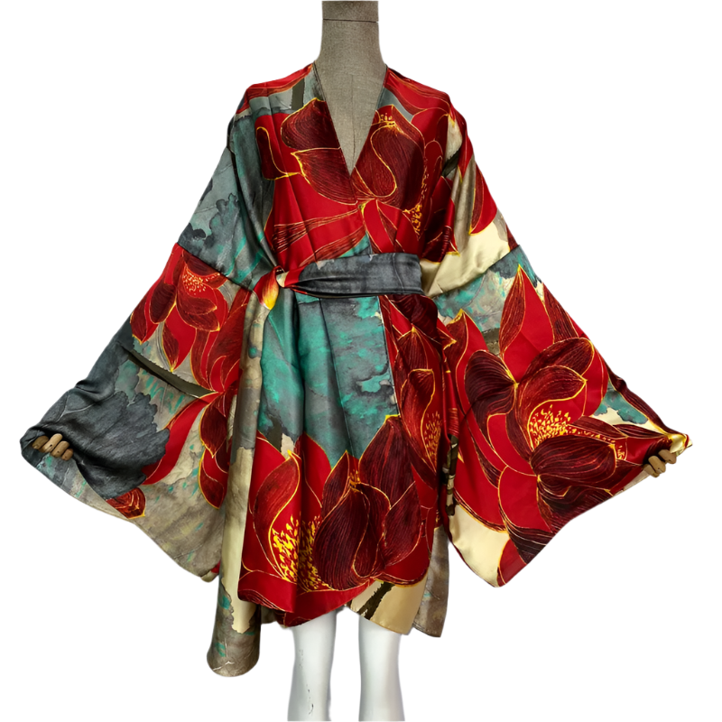 Belted Boho Beach Kimono