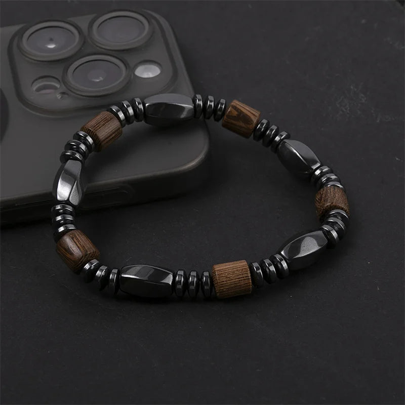Handmade Black Hematite Bracelet