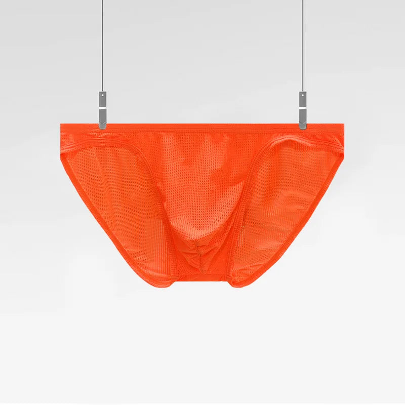 Men's Translucent Swim Trunks Briefs