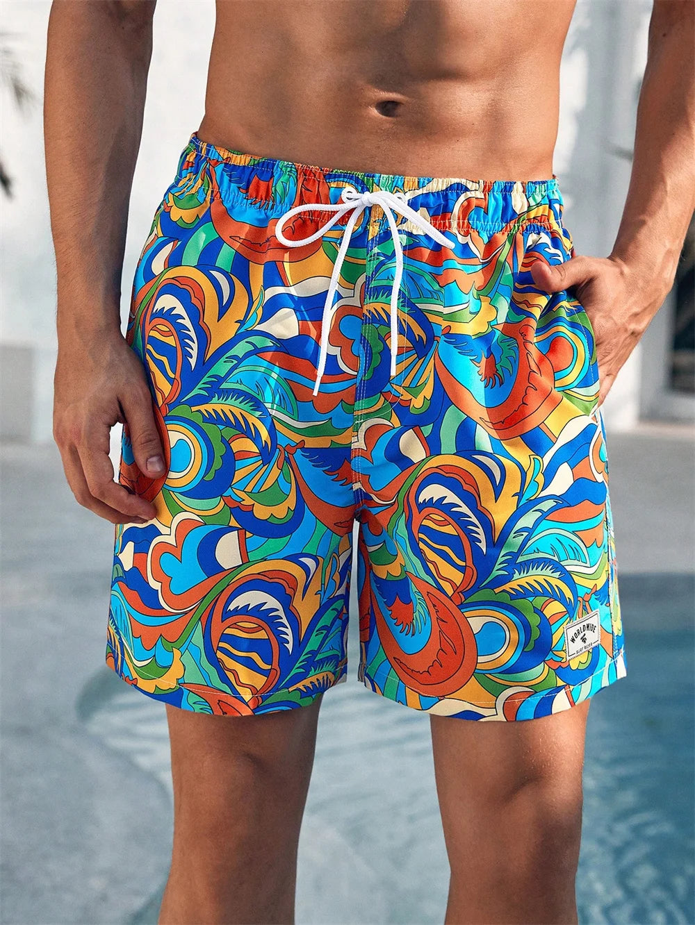 Hawaiian 3D Quick-Dry Shorts