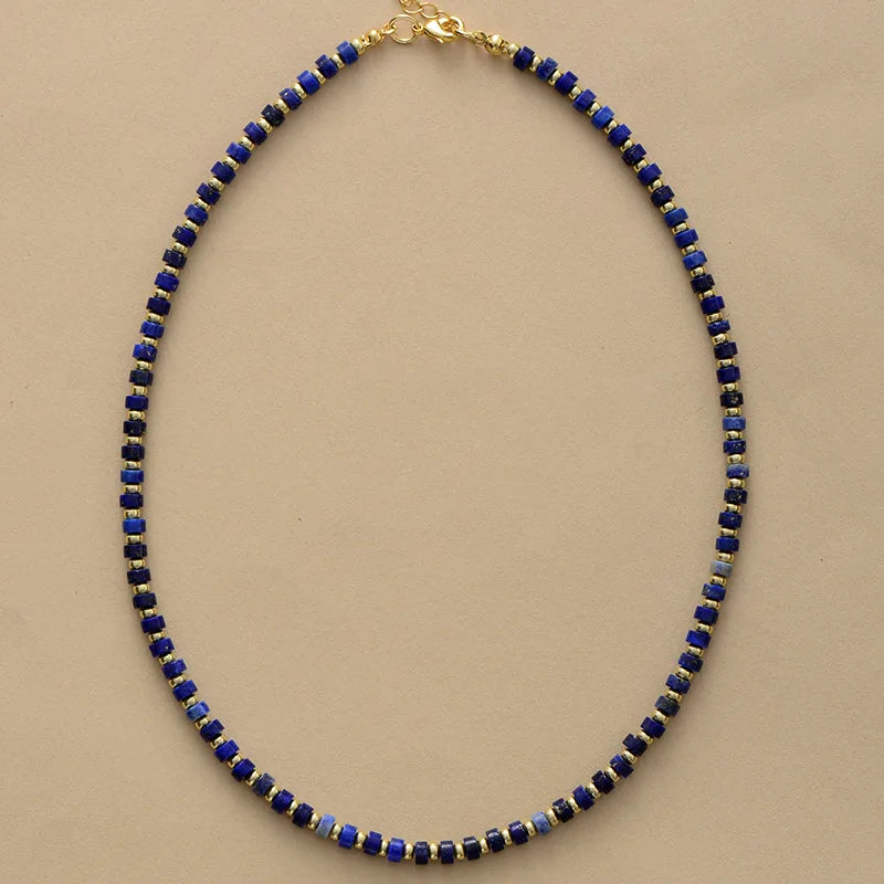 Handmade Turquoise Beaded Choker