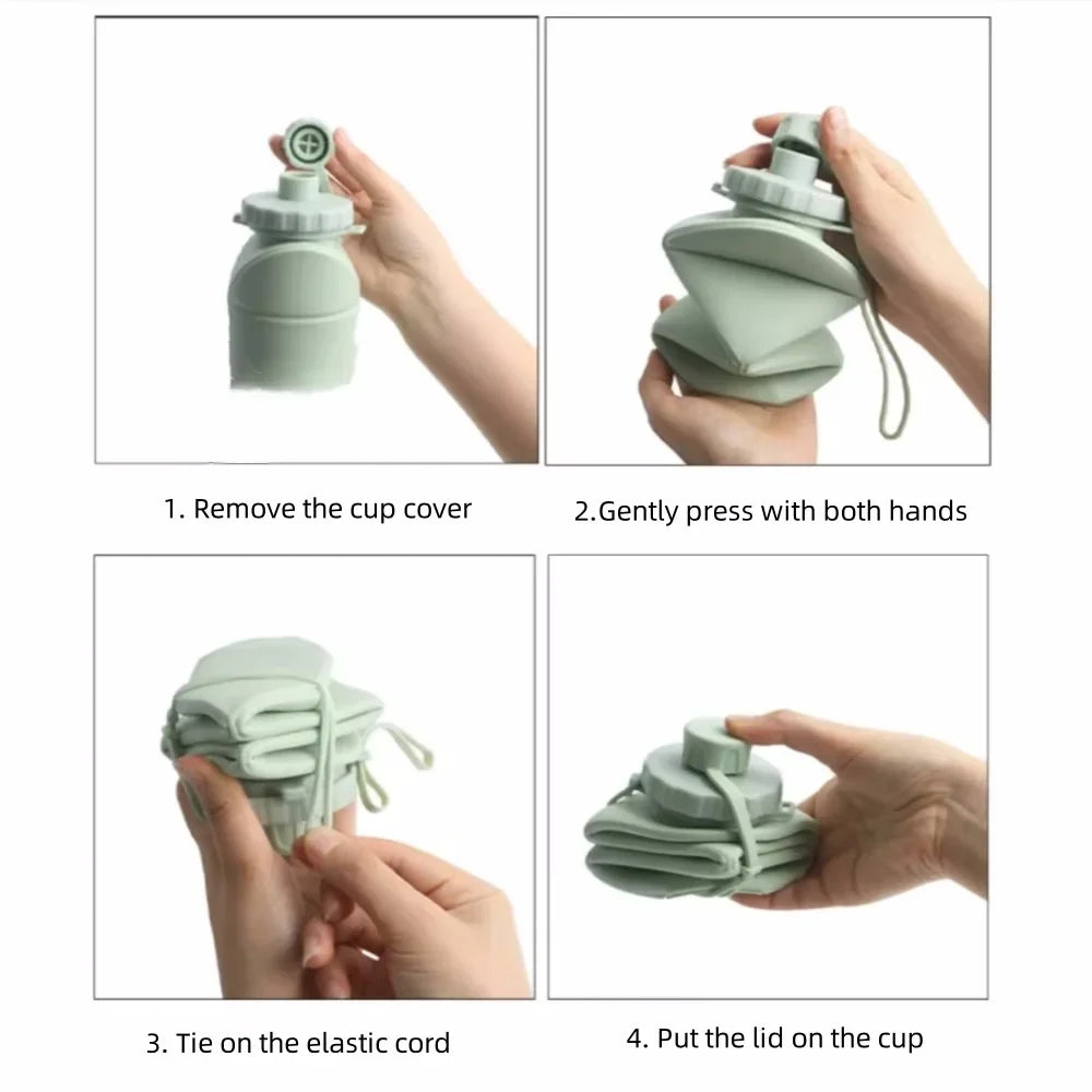 Foldable Silicone Travel Bottle