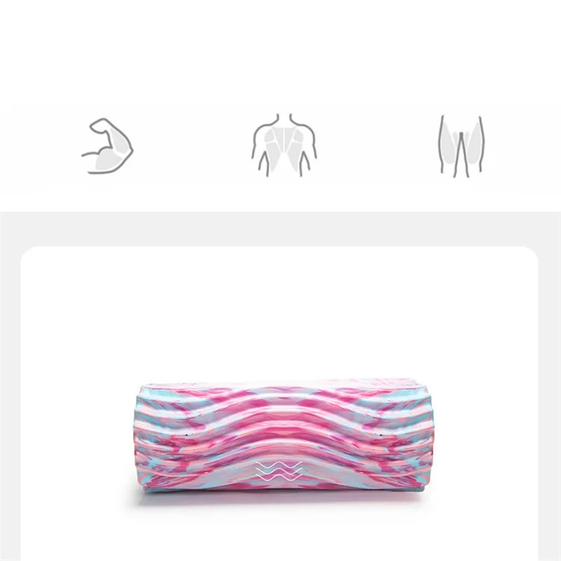 Iridescent Wave Foam Roller